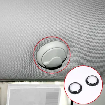 

For BMW MINI F55 5-door/ F56 3-door Hatch 2014-2018 ABS Plastic Interior Roof Hooks Cover Decoration Trim 2pcs Car Styling