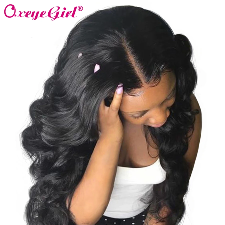

Pre Plucked Full Lace Human Hair Wigs With Baby Hair Brazilian Body Wave Wigs For Woman Natural Black Wigs Oxeye girl Non Remy