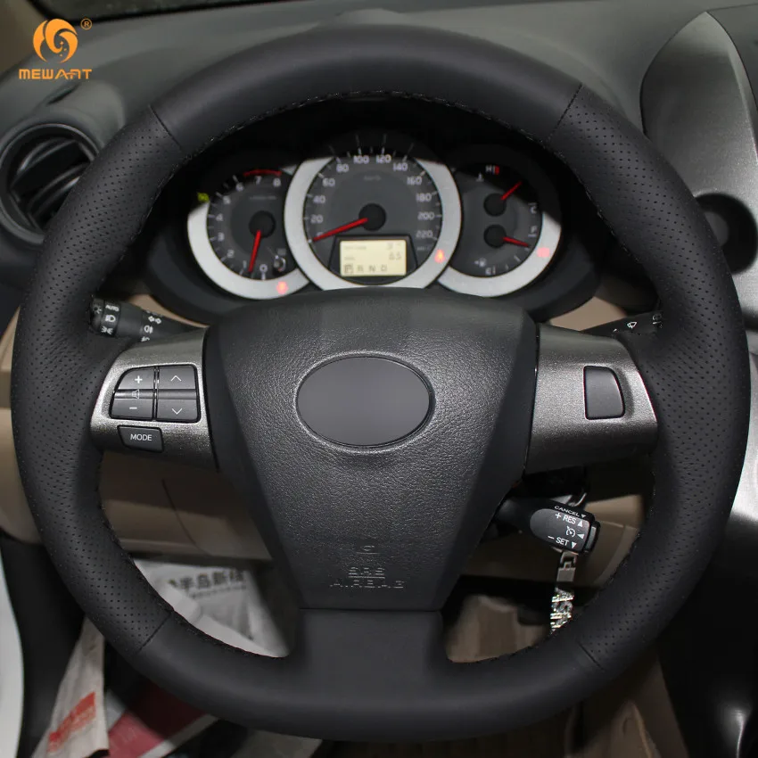 MEWANT для Toyota Corolla 2011 2012 2013 RAV4 Auris Matrix черный чехол рулевого колеса автомобиля из