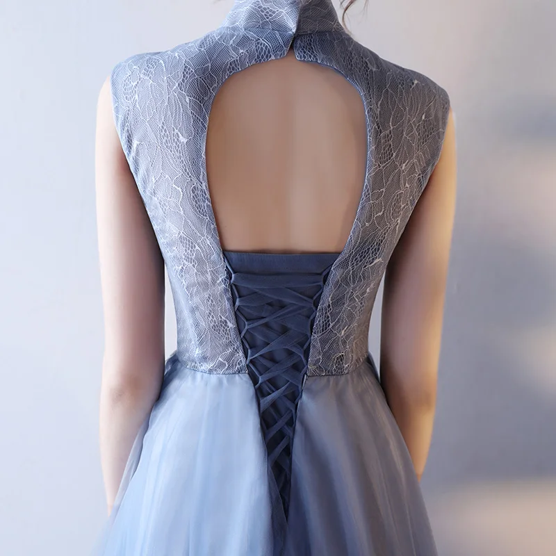 1 Parti Sans Élégant Bal Soirée 2 De Vintage Femmes Robes 2018 Backless Robe Appliques Floral Nouveau Célébrité Mariage style Manches Pour Style Le zwx7qERUA