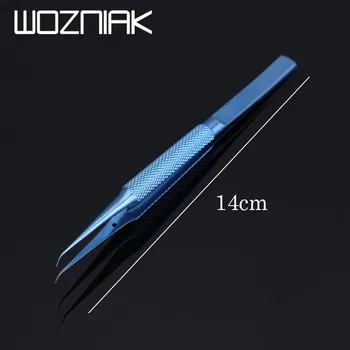 

Titanium Alloy/Stainless Steel Professional Repair Tool 0.15mm Edge Precise Fingerprint Fly Line Picker Tweezers Straight Bend