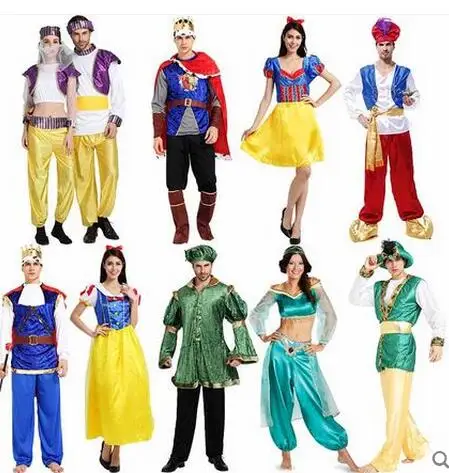 Performance Arabe Costume Carnaval Halloween Costumes Adulte Hommes Aladdin Lampe Prêtre Grèce Costume Fantaisie Cosplay Princesse Robe dans Costumes animés
