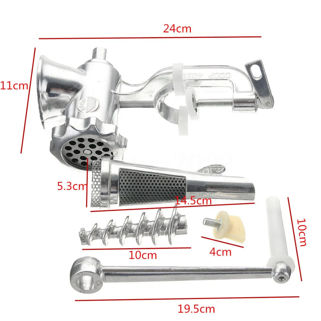 2 In 1 Hand Operated Juicer Meat Grinder For Meat Fruit Vegetable