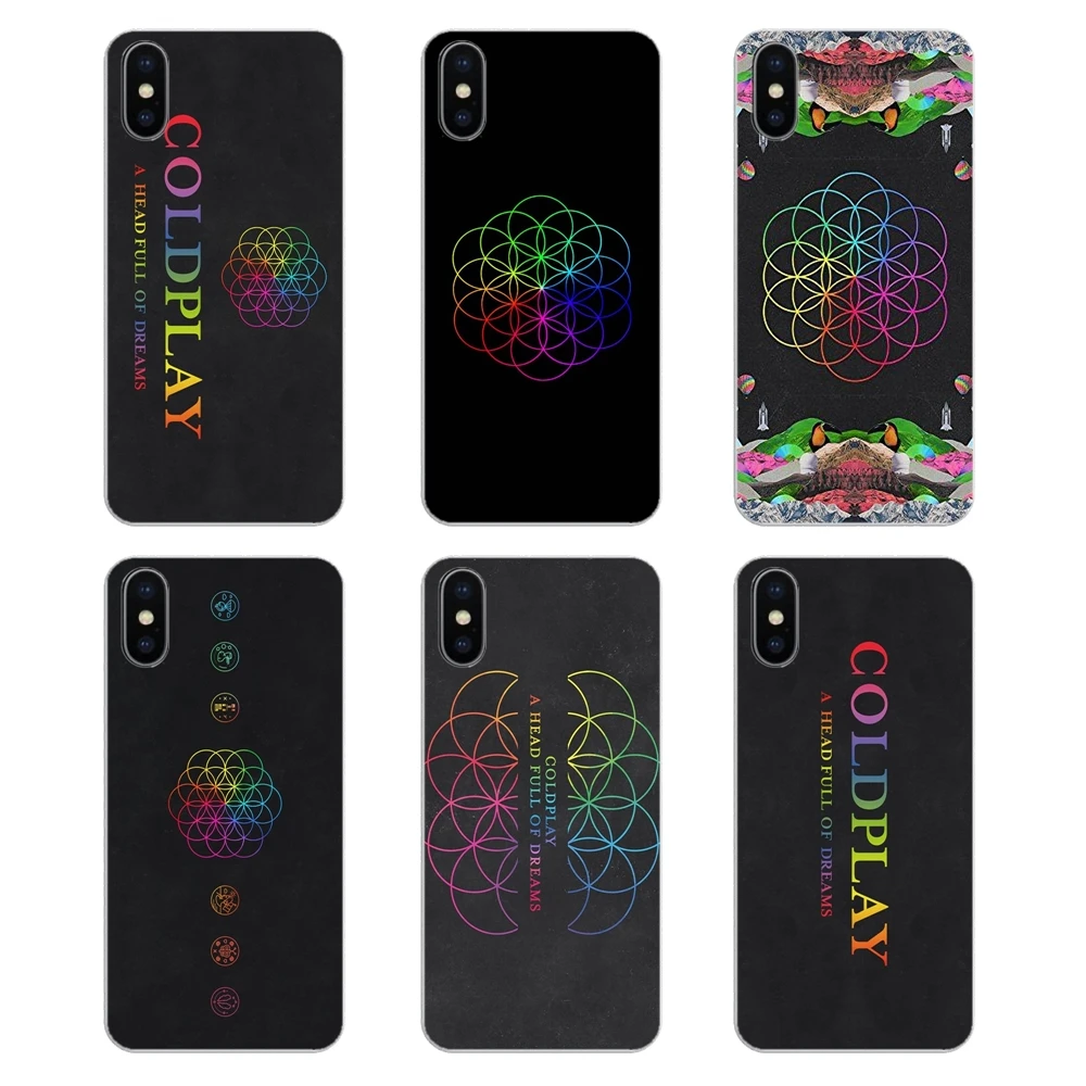 

Coldplay A Head Full of Dreams Music Logo Silicone Phone Shell Cover For Apple iPhone 4 4S 5 5S 5C SE 6 6S 7 8 X XR XS Plus MAX
