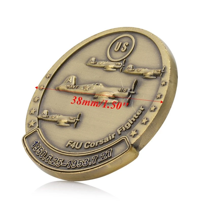 Монеты Корейской войны F4U Corsair Fighter военный вызов Памятная коллекция монет подарок# H0VH