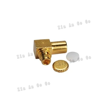 

5 pcs RF MMCX adapter with MMCX male right angle soldering connector with RG405 cable fast ship