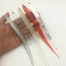 Japão grande jogo pesca mar macio anguila isca shad nadar enguia isca suave hairtail isca de água salgada grouperkanpachil iscas