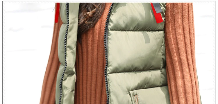 Women Jacket Winter Cotton Padded Vest Coats Long Hooded Women Coat And Jacket Sleeveless Outwear Clothing Plus Size 4XL CH657 (12)