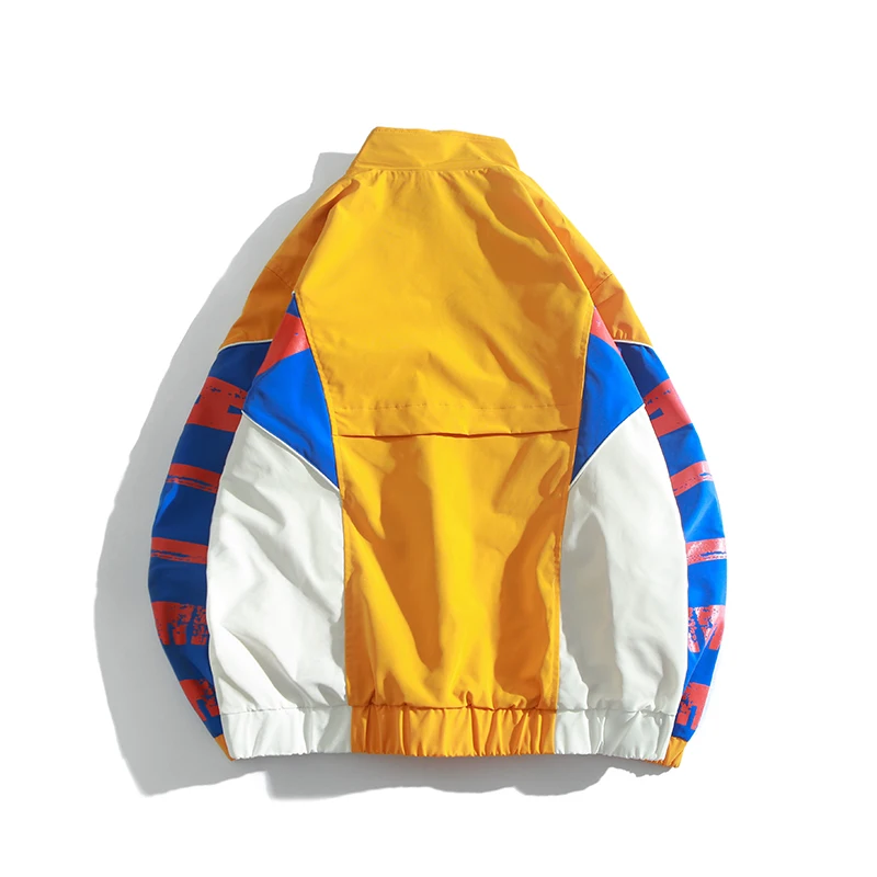 Nouvelles 2018 Automne Lâche Z255 Rétro Jvzkass Bf Marée Sauvage Manteau Étudiantes Femelle Yellow Harajuku E2D9HI
