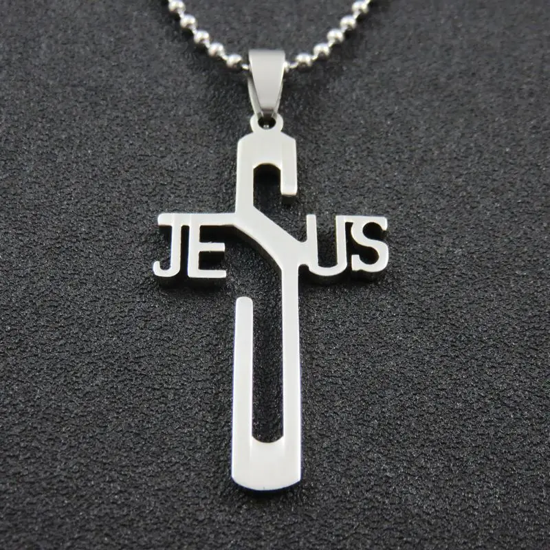 Factory Price Jesus Pendant 316L Stainless Steel Cross Necklace For Man &amp Women Fashion Jewelry | Украшения и аксессуары