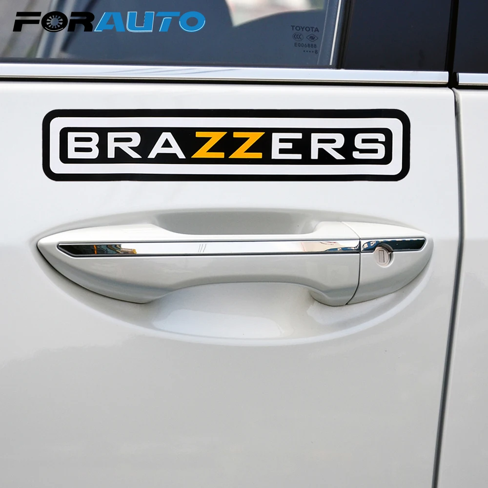 

FORAUTO BRAZZERS Reflective Funny Car Stickers and Decals Car Styling Car Sticker Car Accessories Auto Decoration