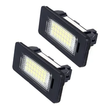 1 пара E39 E60 для BMW светильник номерного знака 6000k белый без ошибок светодиодный светильник номерного знака для BMW E90 E91 E92 E61 E70 E71