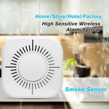 Автономная фотоэлектрическая дымовая сигнализация, Высокочувствительный пожаробезопасный датчик, Беспроводная сигнализация, независимый детектор дыма
