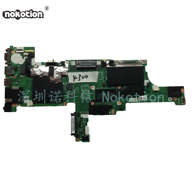 

NOKOTION VIVL0 NM-A102 FRU 04X5011 For lenovo thinkpad T440 laptop motherboard i5-4300U CPU onboard