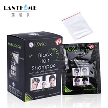 8 шт./лот Dexe макияж черный шампунь для волос травяной только 5 минут серая краска для удаления волос цвет волос ing временный цвет продукта
