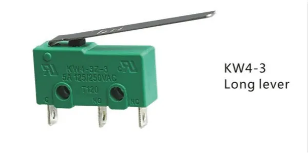 

KW4-3 Micro Switch 125VAC 250VAC Mini limit Switch Microswitches