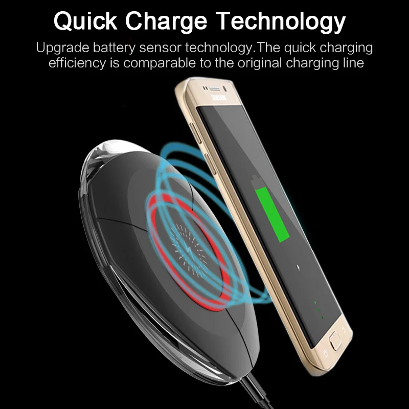 QC3.0 портативное универсальное беспроводное быстрое зарядное устройство