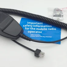 2 шт Динамик микрофон для Motorola CDM1250 CDM1550 GM950 M100 M120 M1225 CM140 CM160 CM200 GR400 GR500 мобильный радиотелефон