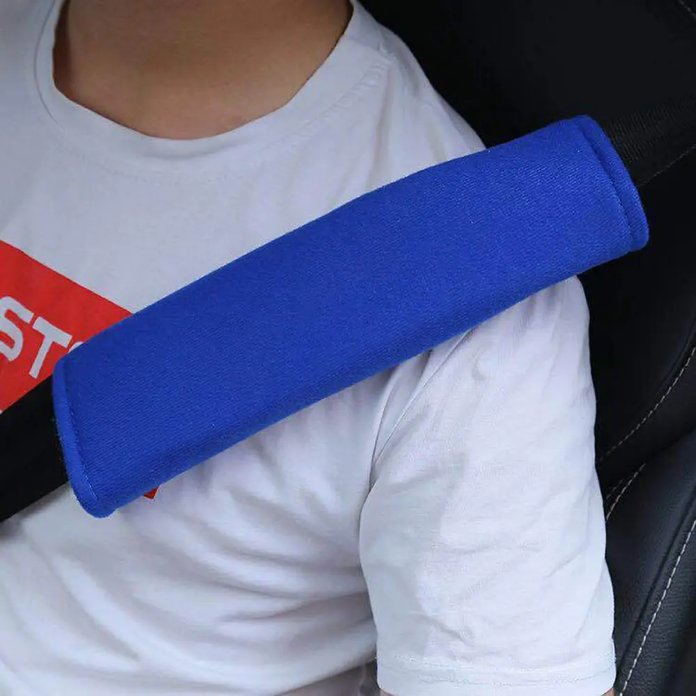 

2Pcs/Lot Universal Kids Adult Cushion Auto Strap Car-styling Cotton Shoulder Cover Seat Belt Pad Harness Car Safety Comfortable
