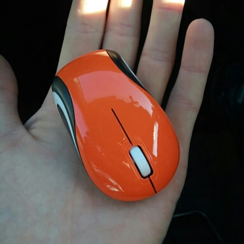 

Malloom 2019 Mini 2.4GHz Wireless Mouse Sem Fio USB Optical Gaming Mouse Gamer For PC Laptop Computer Raton Ordenador Orange