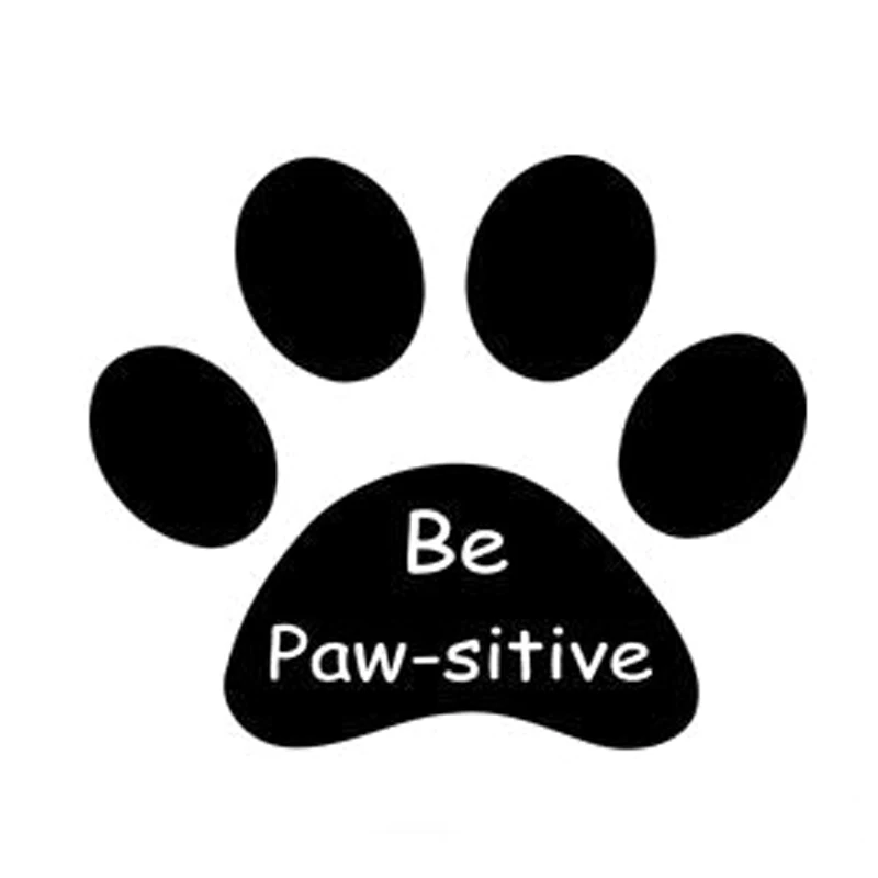 10 6 см * 8 Be Paw-Sitive Dog модные стильные наклейки для автомобиля виниловые | Автомобили