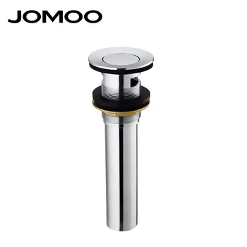 

JOMOO Bathroom Lavatory Sink Pop Up Drain with overflow/spillway hole basin sink use Chrome Finish Sink Vanity Drain 91104