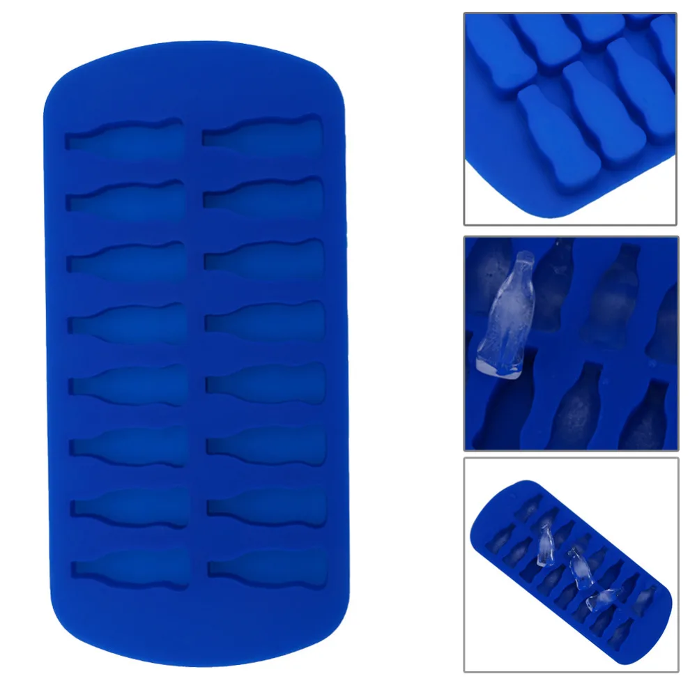 

Silicone Mold Chocolate Mould 16 Grids Soft Ice Maker Jelly Pudding Mould Ice Cube Maker