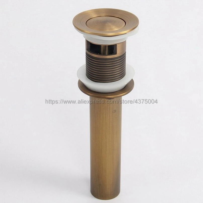 Bathroom Basin Faucet Sink Pop Up Drain Overflow Antique Brass bathroom parts faucet accessories Brand New Nsd002 Bathroom Basin Faucet Sink Pop Up Drain Overflow Antique Brass bathroom parts faucet accessories Brand New Nsd002
