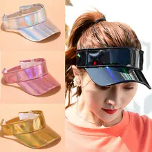 Унисекс Спортивная Солнцезащитная шапка с козырьком, кепка регулируемая Гольф пляж бейсбольная солнцезащитная Кепка