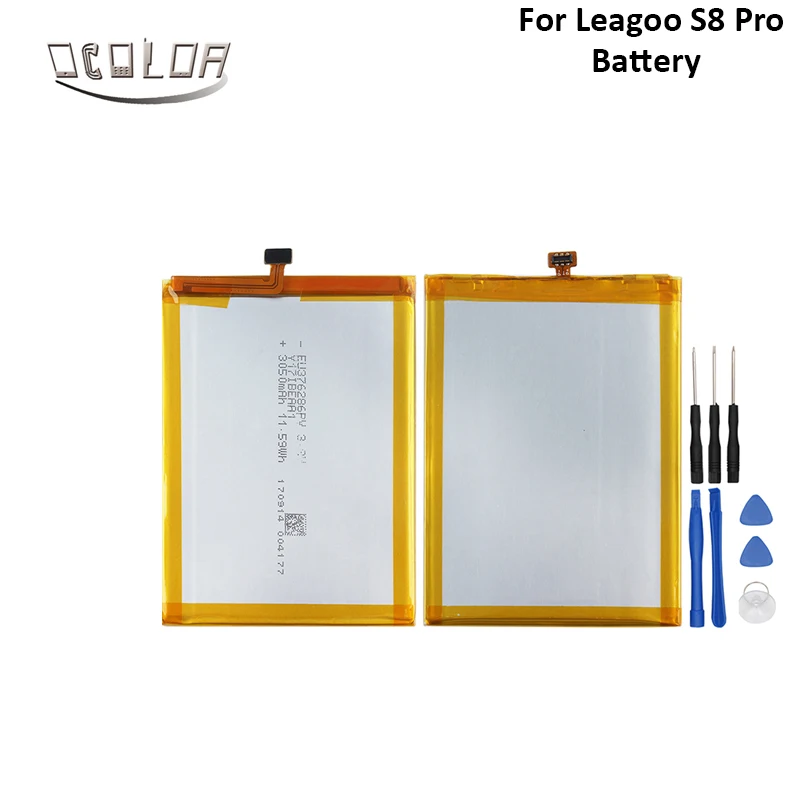 Ocolor для Leagoo S8 Pro Батарея 3050 мАч долгое время ожидания Аккумуляторы запасных