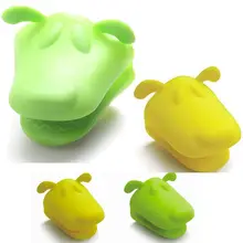 Милая силиконовая кухонная печь перчатка для выпечки горшок Mitt держатель инструмента термостойкая(случайный цвет