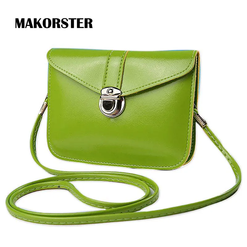 MAKORSTER Famous Brands Summer Girl Shoulder font b Bags b font PU Leather Crossbody font b