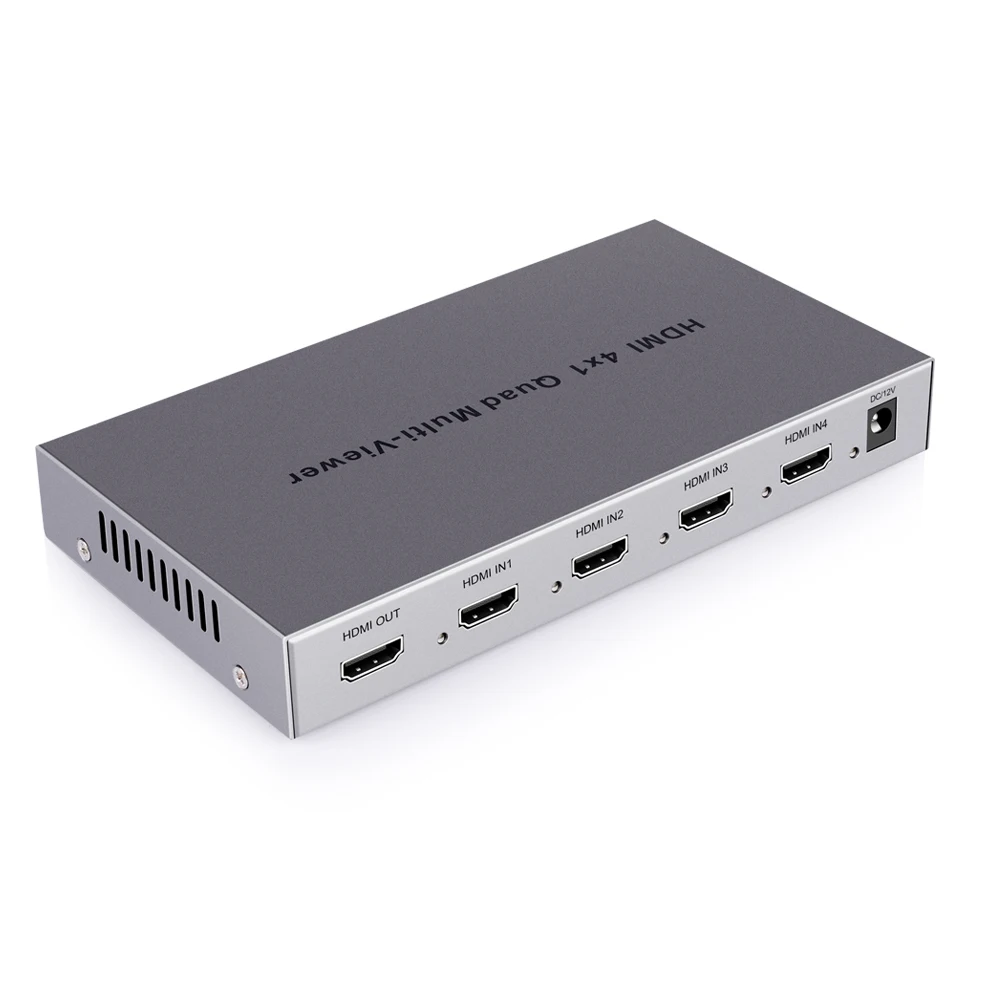 YiiSPO 4CH 1080P 3D HDMI Quad Mulit viewer 4x1 HD видео сплиттер с бесшовным переключателем IR Remote