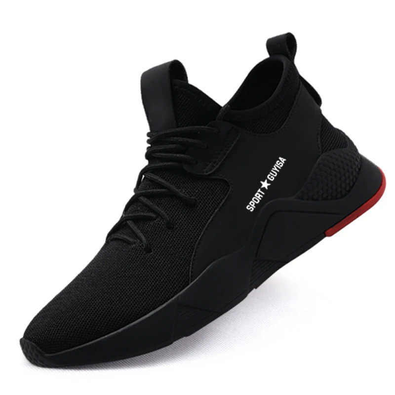 

Newly 1 Pair Heavy Duty Sneaker Safety Work Shoes Breathable Anti-slip Puncture Proof for Men BN99