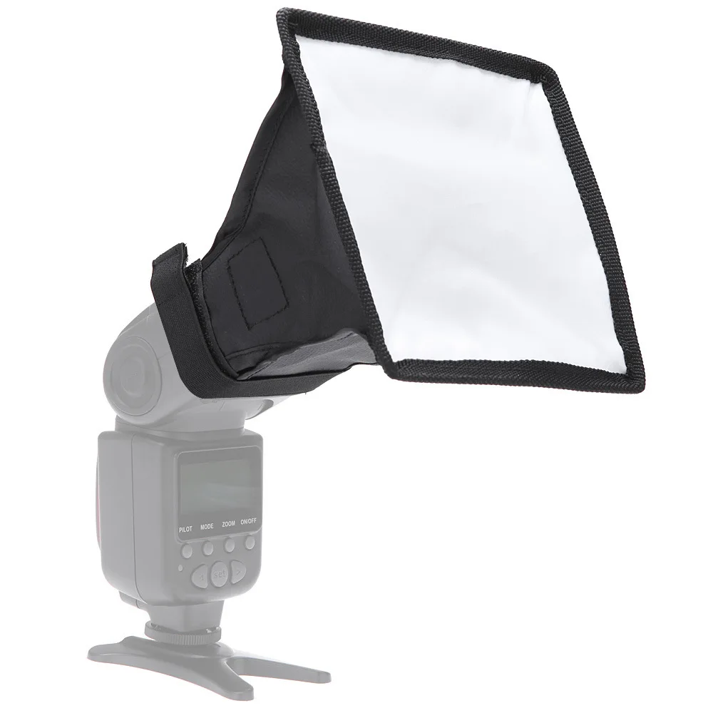 

6"x7" Softbox for Flash Speedlight For Nikon SB-600 700 800 900 For Canon Speedlite 380EX 430EX 580EX II 600EX-RT Vivita Flash