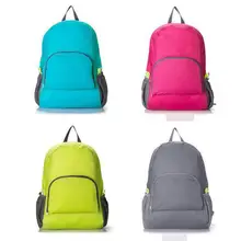 Waterproof 2016 Sport Bags The Portable Zipper Soild Nylon Backpack Daily Women Mountain Climbing Bag Folding