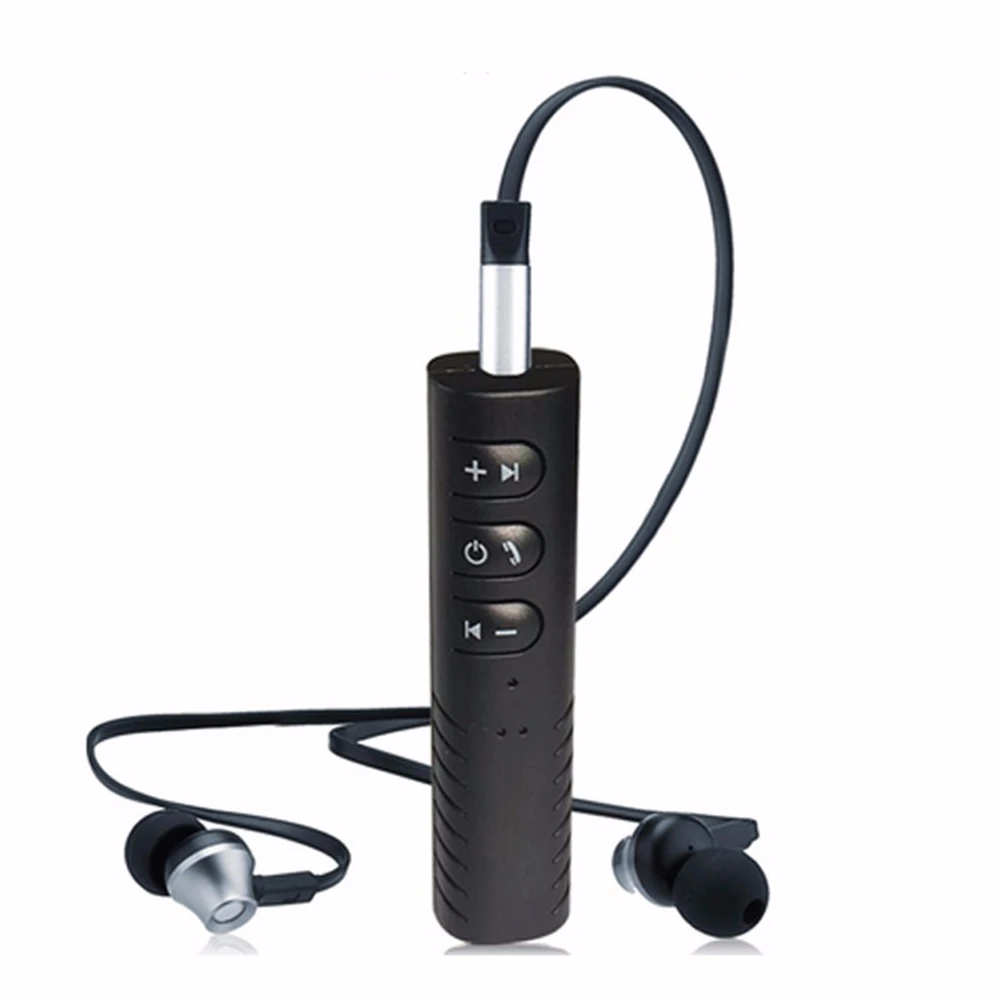 Panlelo Hands free Bluetooth Car Kit Universal 3.5mm jack Music Audio Receiver Adapter Speaker Stereo with Auto AUX Kit