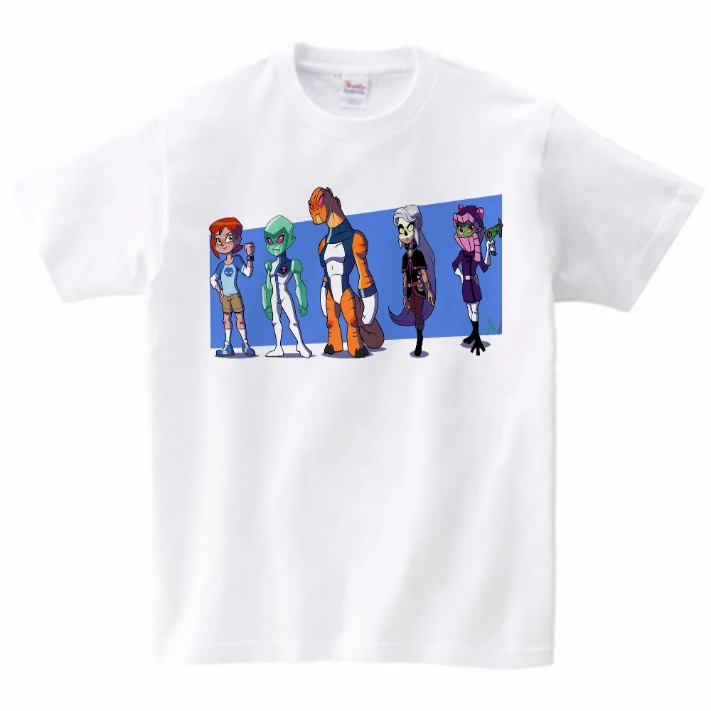 

New arrival Ben 10 Protector of Earth 100% cotton T-shirts Short Sleeve Tops Tee TShirts Clothing for Girl Children MJ