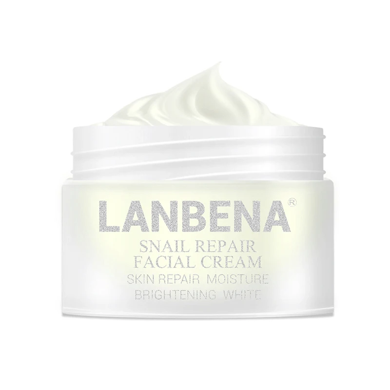 Крем для лица LANBENA 30 г отбеливающий дневной крем с эффектом улитки против морщин