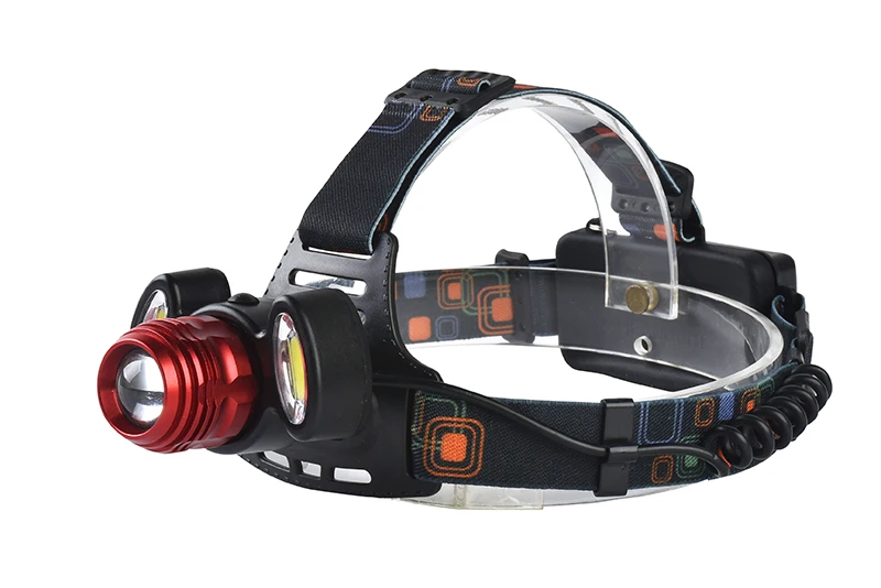 Litwod Z202305 XM-L T6+2*COB LED Headlamp head Lamp light use 2*18650 battery 5000 lumen fishing lamp head flashlight