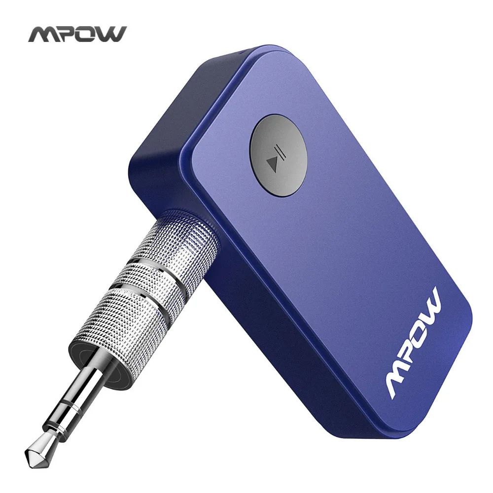 Mpow Wireless Bluetooth Receiver 3.5mm Jack Bluetooth Audio Music Receiver Adapter with Car Aux