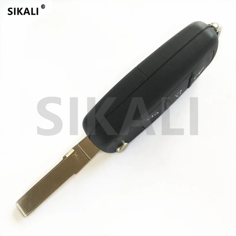 SIKALI Автомобильный Дистанционный ключ 434 МГц ID48 для сиденья 7N5837202H для Alhambra/Altea/Ibiza/Leon/Mii/Toledo HU66 Blade