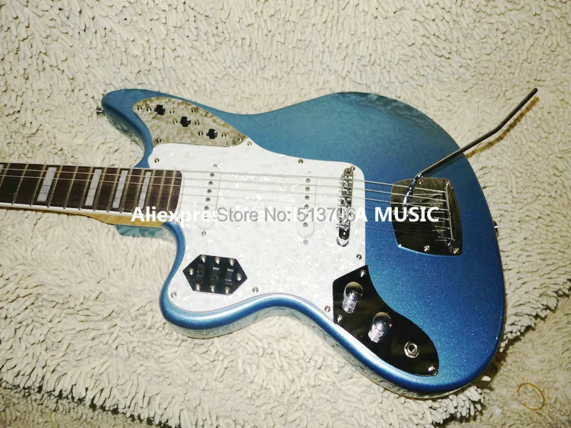 

New Arrival Blue Left Handed Electric Guitar Wholesale Guitars Best Free Shipping