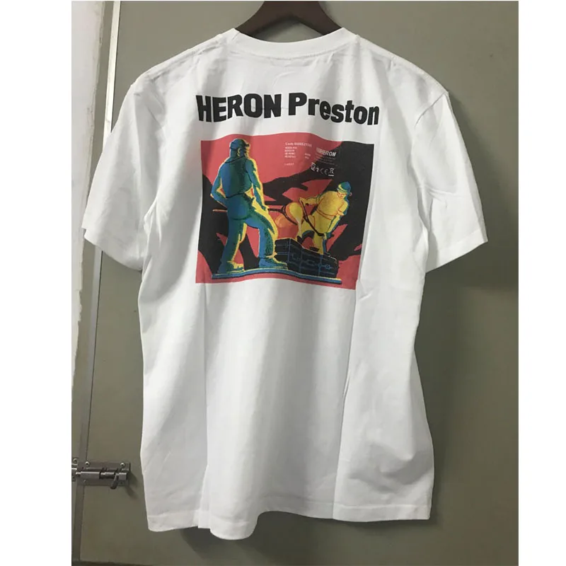 18ss Heron Preston T Shirts Men Women Streetwear Casual Heron Preston ...