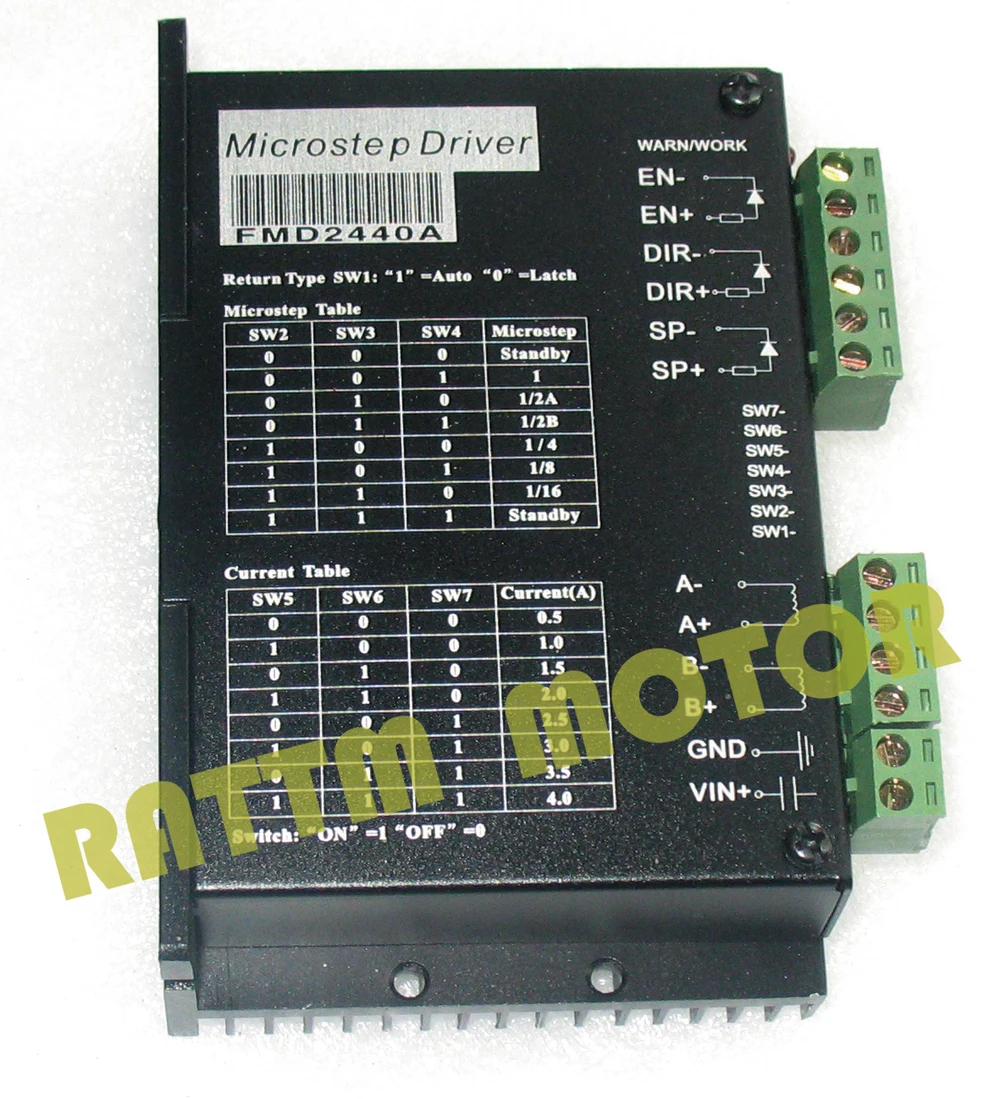 

FMD2440A Stepper Motor Driver 40V /4A/16microstep Stepping Motor for CNC Routrer Machine