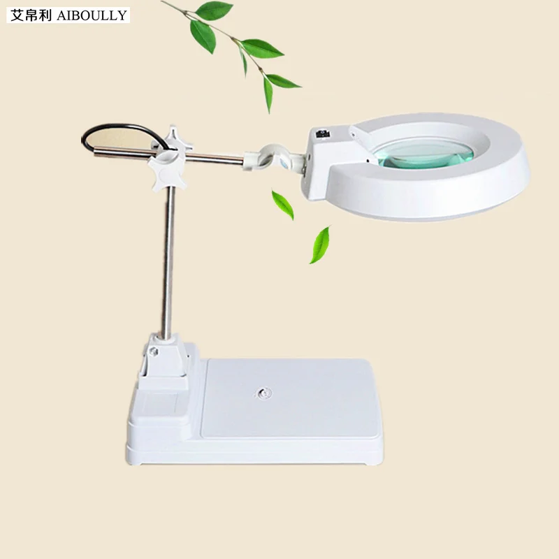 Magnifying glass with lamp 20 times the welding circuit board lamp