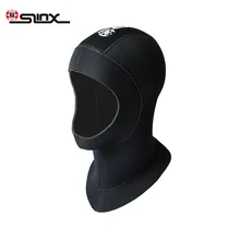 SLINX DIY Trimed 5 мм для подводного плавания из неопрена маска полная шея шапка Водонепроницаемая подводная рыбалка подводное плавание теплый капюшон
