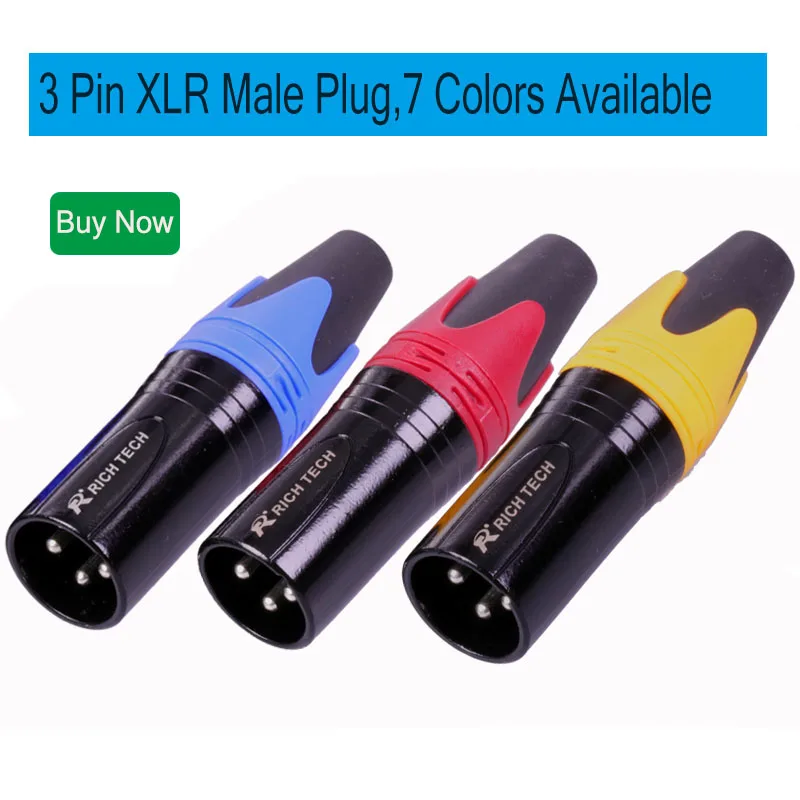 3 PIN XLR Male Plug