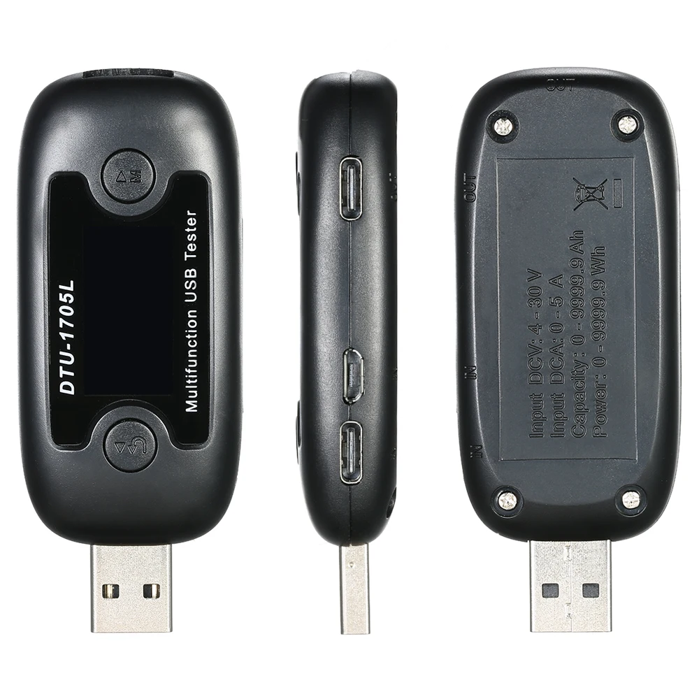 USB Tester Voltage Current Power Meter Multi-functional Voltmeter Ammeter with Fast Charge Trigger For Phone Computer Power bank