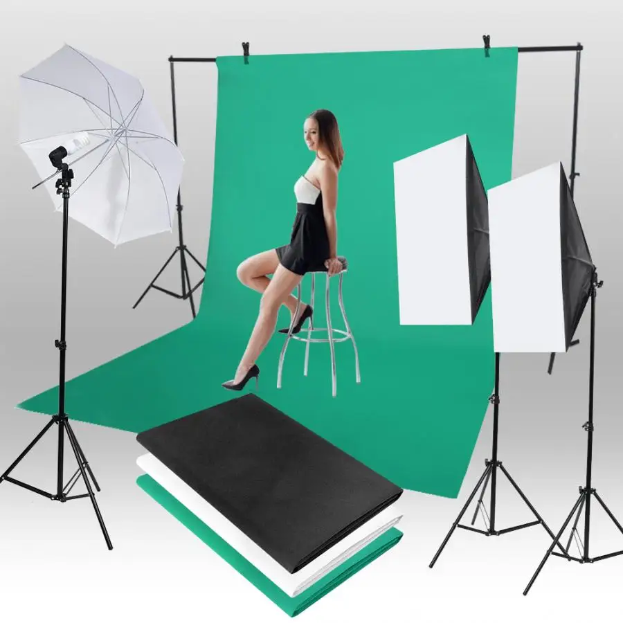

photo background 1.6*3m/5.2*9.8ft Photography Chromakey Backdrop Studio Cotton Stand Background photography backdrops